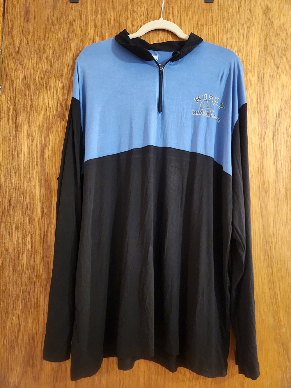 SCALE WEAR UPF Quarter-Zip Shirt FISHING shirt Size 2xl